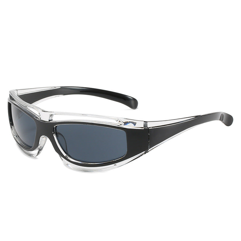 Dame sporty solbriller med aerodynamisk design og polariserte glass Luvikno