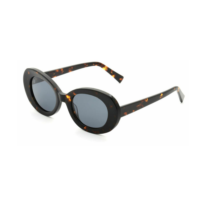 Dame moteriktig solbrille med unik, overdimensjonert ramme Luvikno