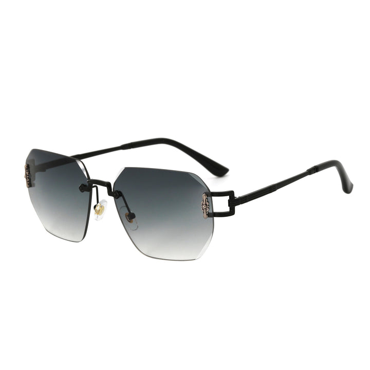Dame Designer-solbrille i moderne, geometrisk design Luvikno