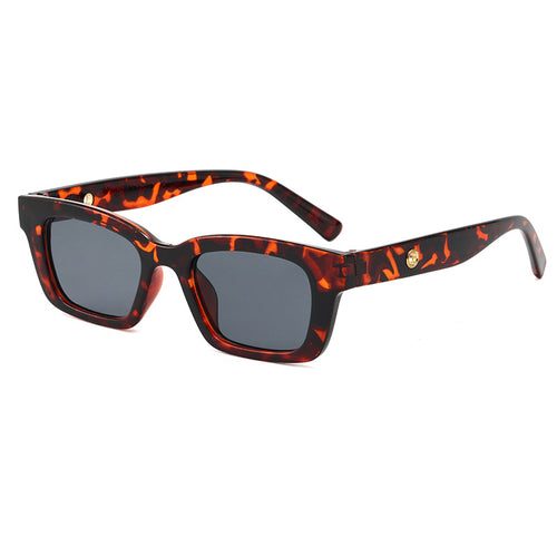 Damen Modische Solbrille i trendy skilpadde-design Luvikno