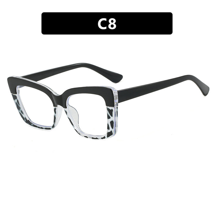 Dames moteriktig brille i trendy geometrisk design Luvikno