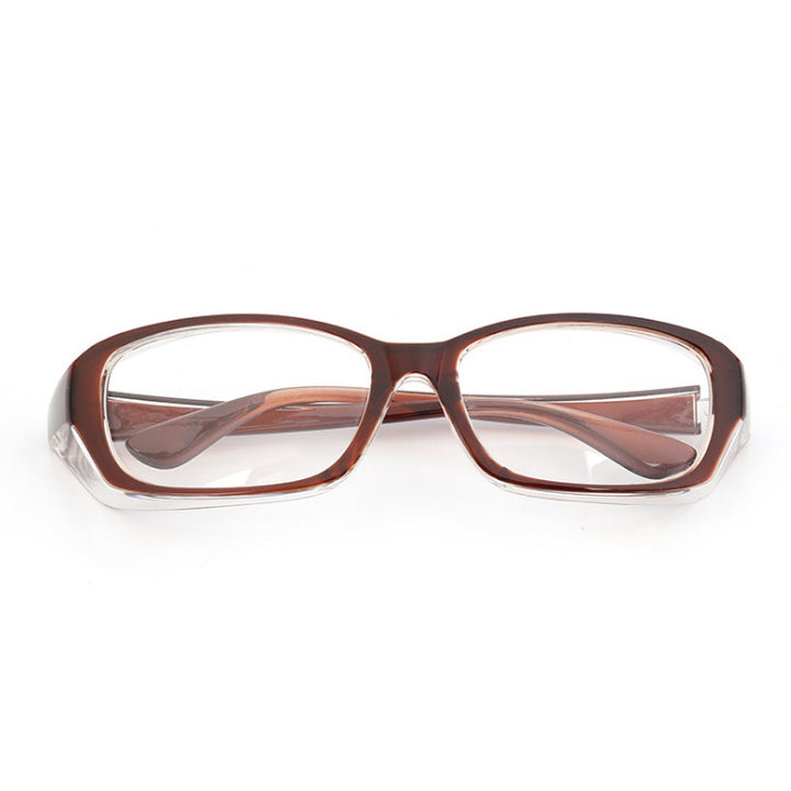 Dame stylish rektangulær brille med robust ramme Luvikno