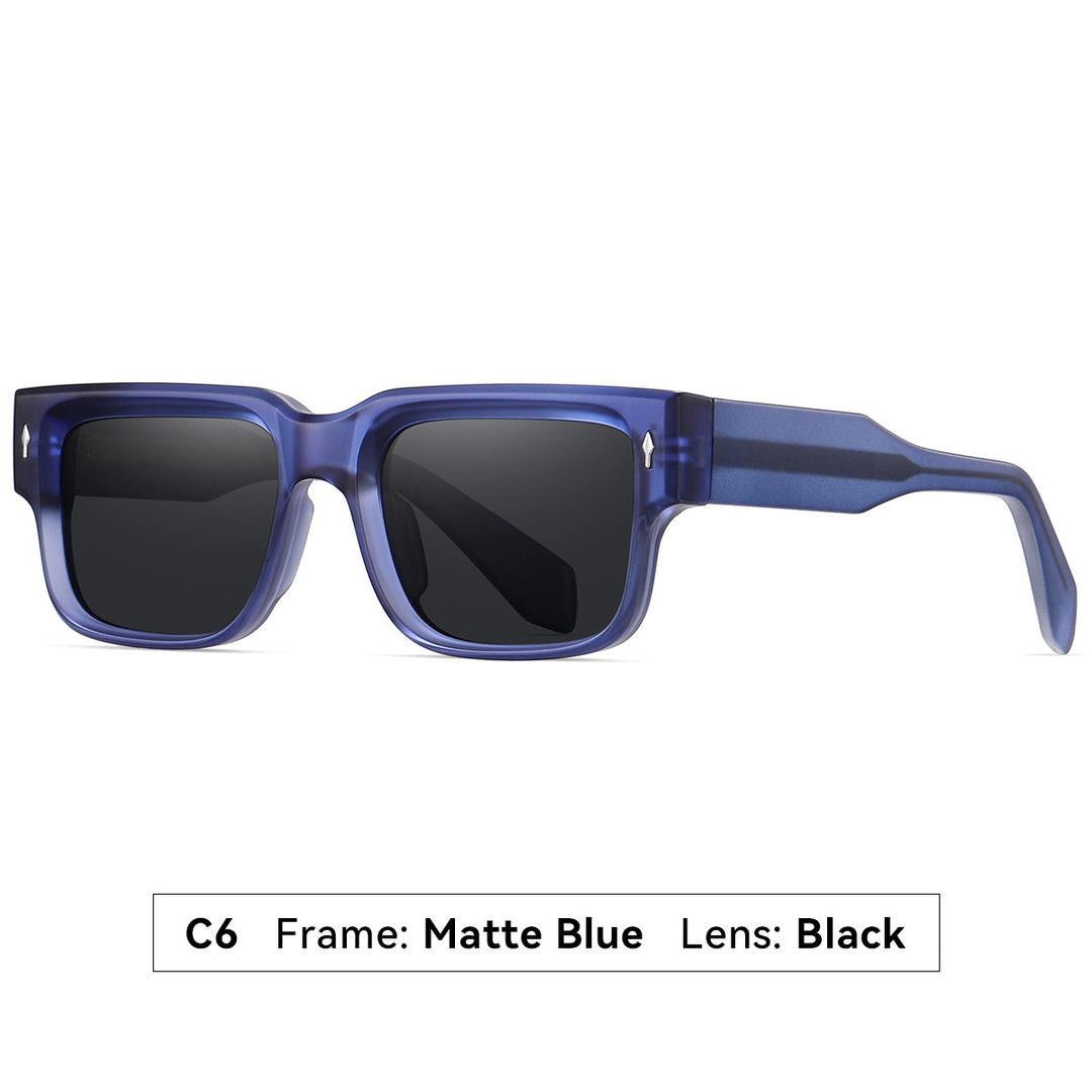 Dame solbrille i moderne, kantet design Luvikno
