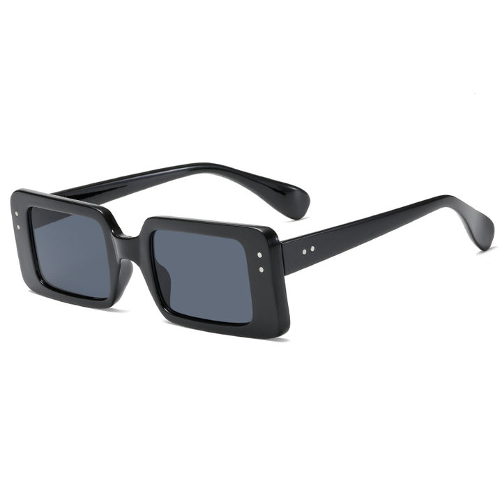 Dame trendy firkantet solbrille med moderne design og UV-beskyttelse Luvikno