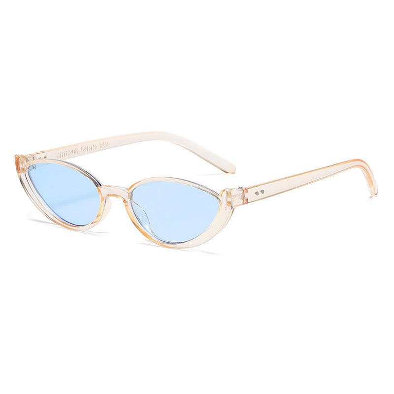 Dame elegant solbrille i stilfull kattøye-design Luvikno