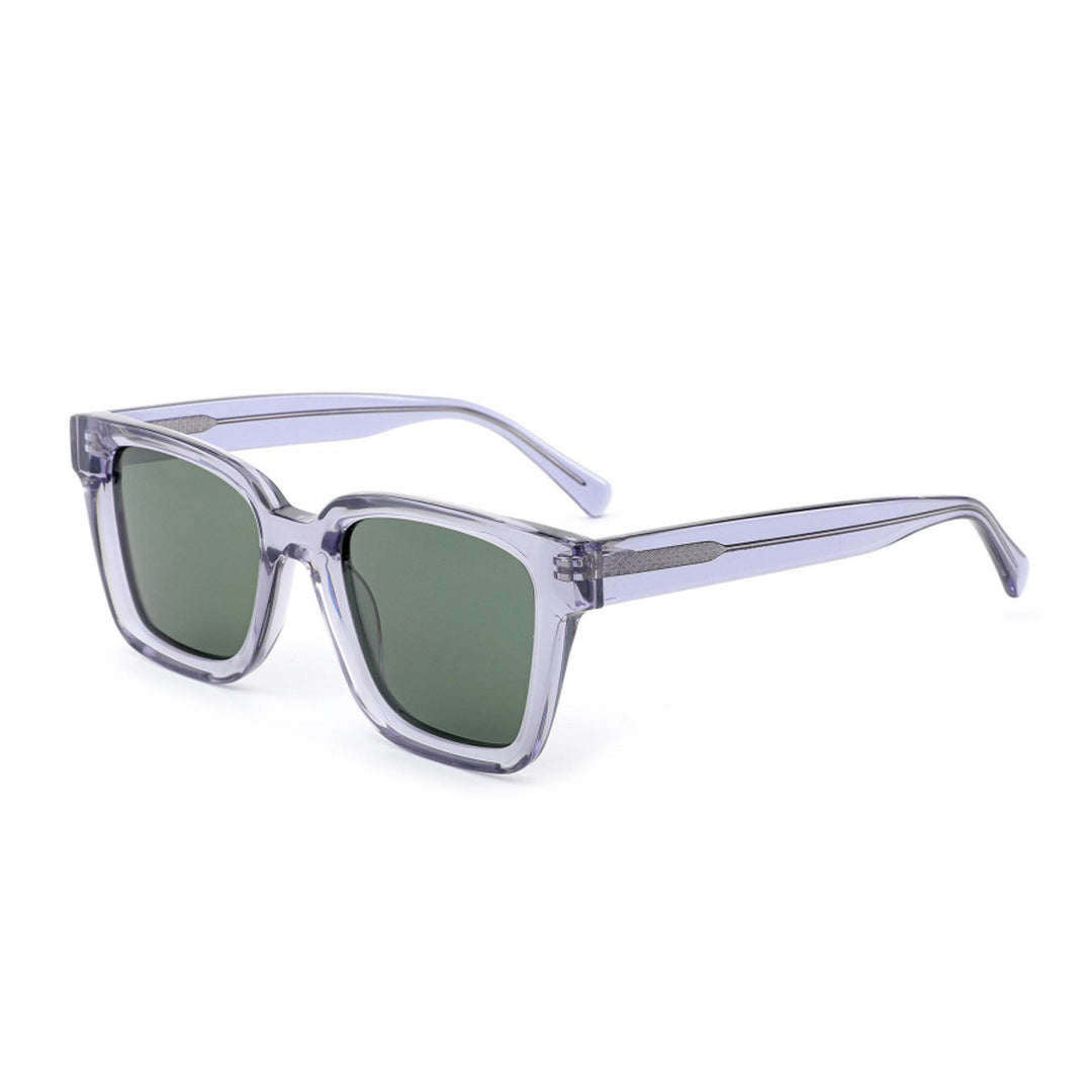 Dame moteriktig solbrille i kvadratisk design med polariserte linser Luvikno