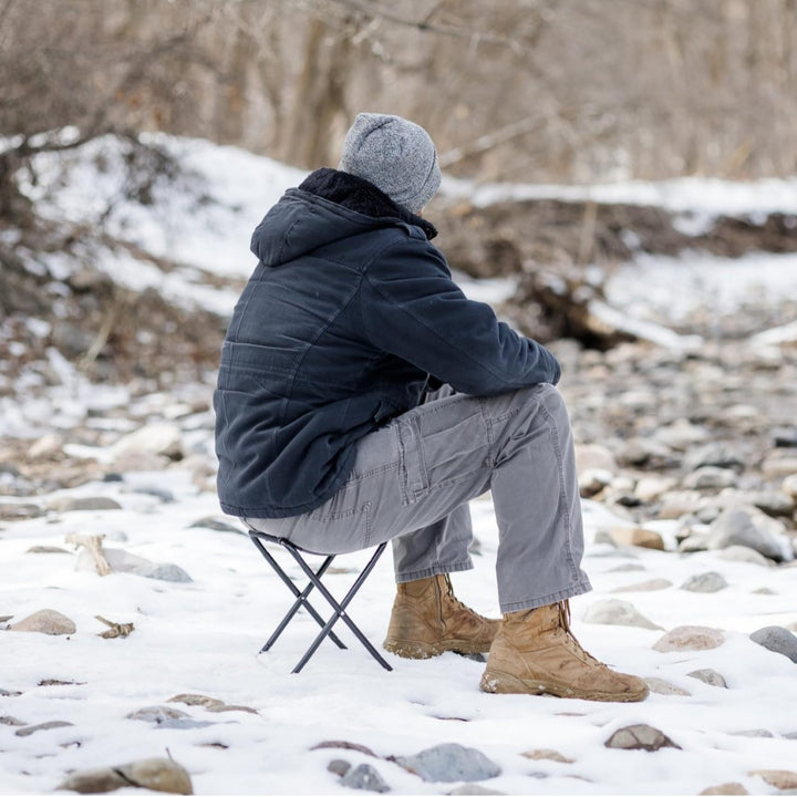 Unisex Sammenleggbar Campingstol med ergonomisk seteflate Luvikno