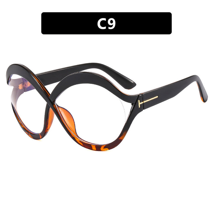 Dame ekstravagant formet solbrille Luvikno