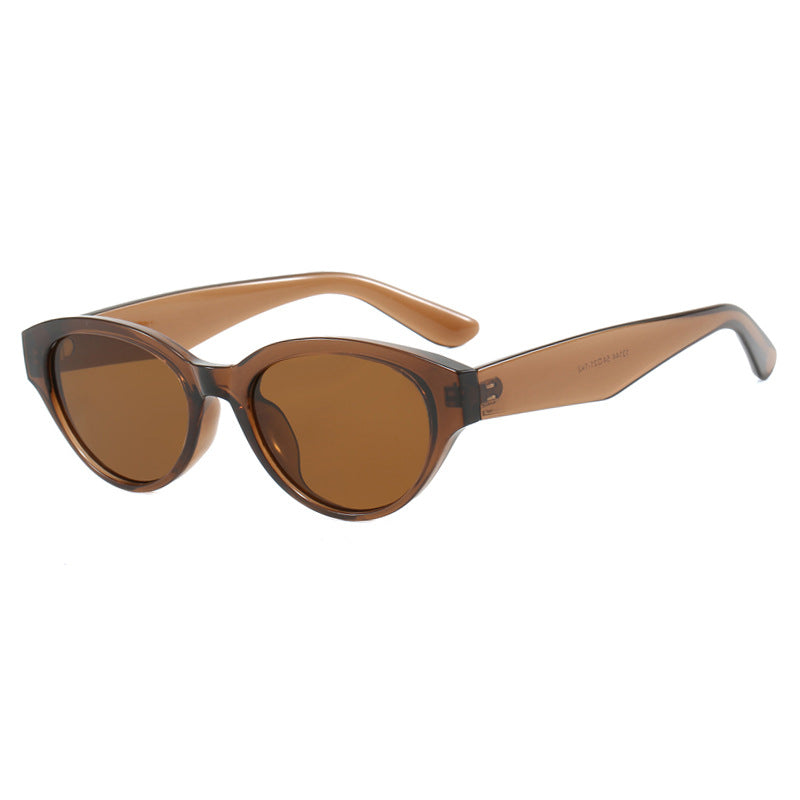 Dame Cat-Eye solbriller med beskyttende UV-filter og elegant ramme Luvikno