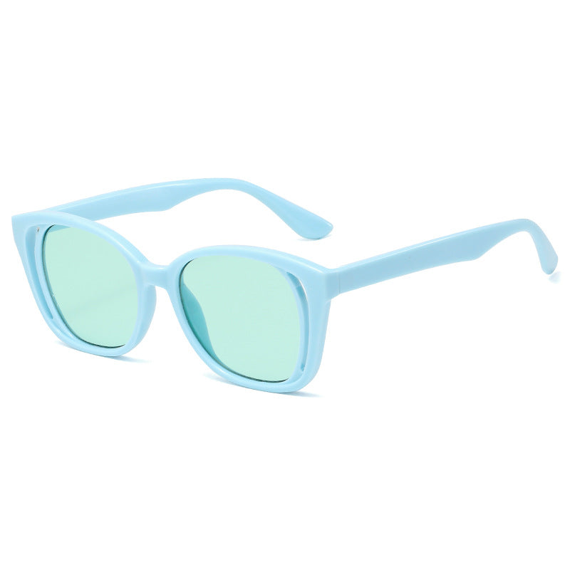 Dame stilige Cat-Eye solbriller med robust ramme Luvikno