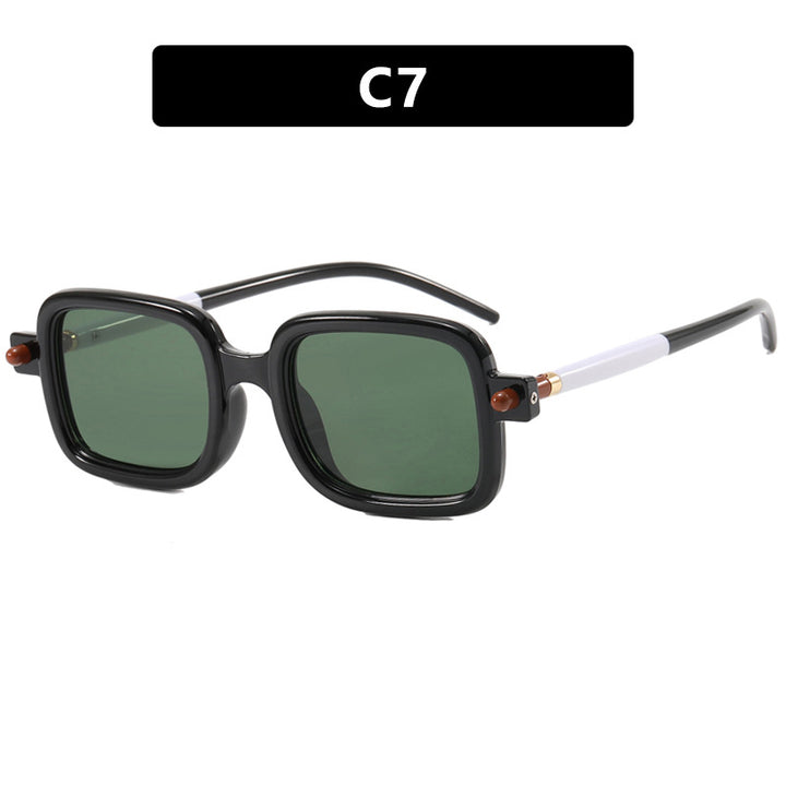 Dame kvadratisk solbrille med iøynefallende og moderne design Luvikno