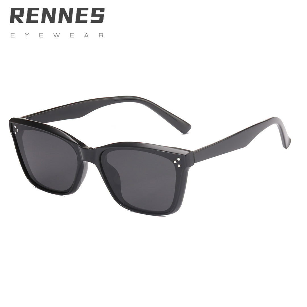 Dame retro-inspirert solbrille i iøynefallende mønster Luvikno