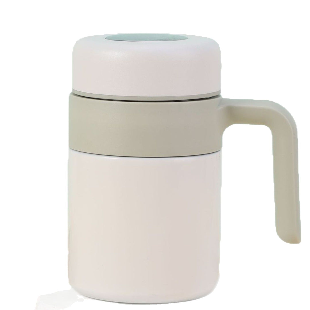 Damer Isoleringsbecher med ergonomisk håndtak og lekkasjesikker lokk Luvikno