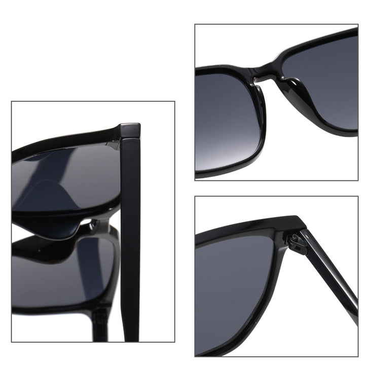 Dame moteriktig solbrille i klart design Luvikno