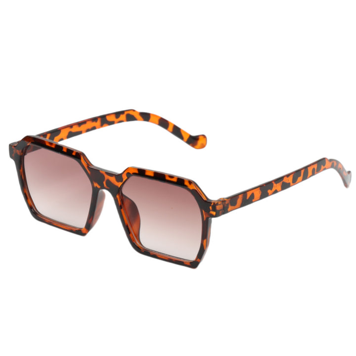 Damer Moderne hexagonal solbrille med myk fargegradient Luvikno