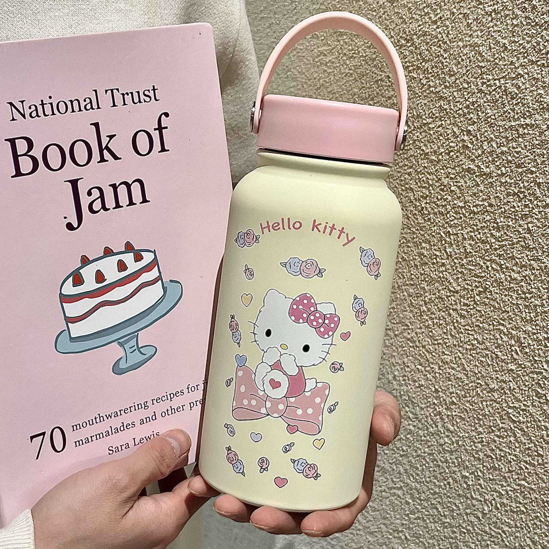 Dame isolert drikkeflaske med kreativt Hello Kitty-design Luvikno