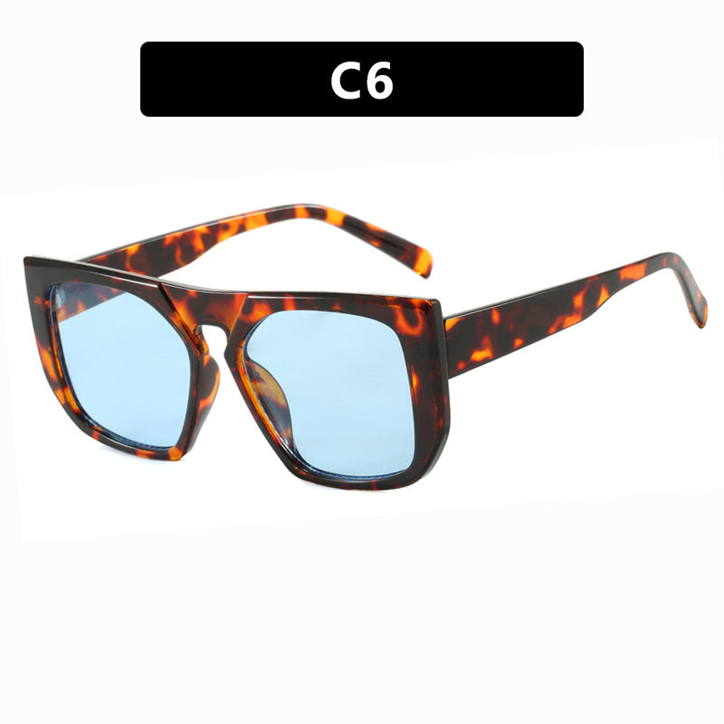Dame firkantet motes solbrille Luvikno