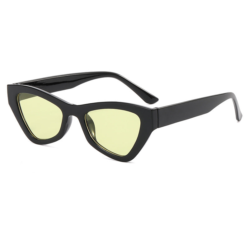 Damen trendy Cat-Eye solbrille Luvikno