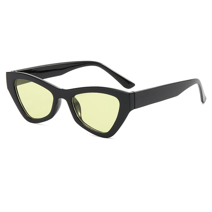 Damen trendy Cat-Eye solbrille Luvikno