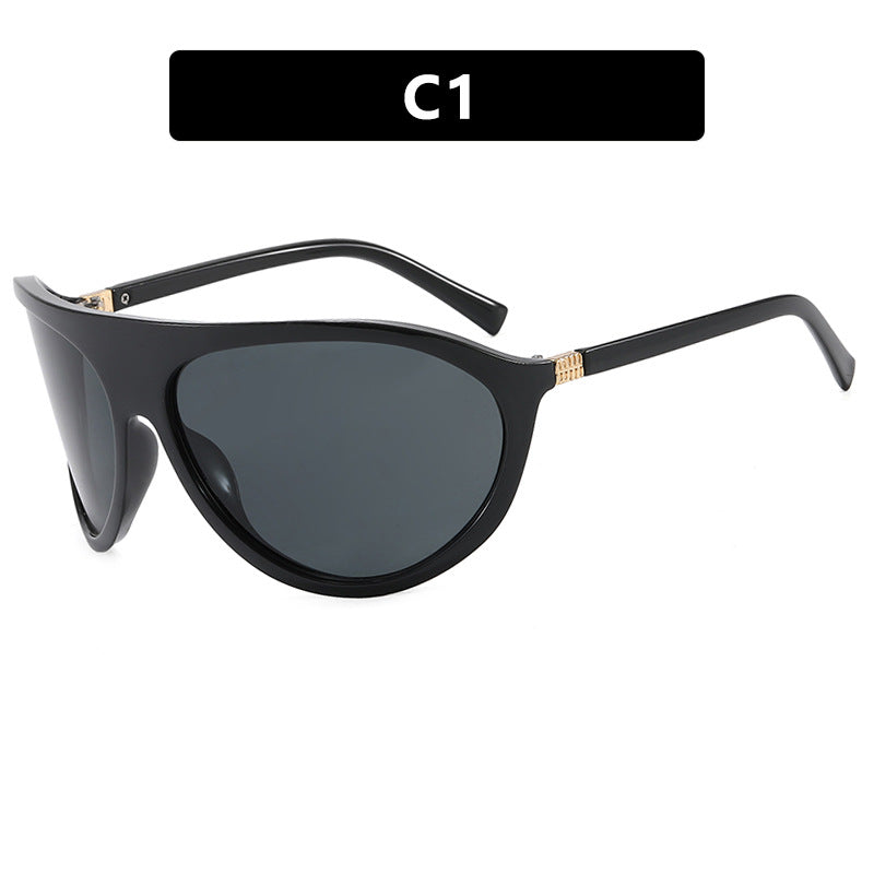 Damen Cat-Eye solbriller med unikt design og beskyttende UV-filter Luvikno