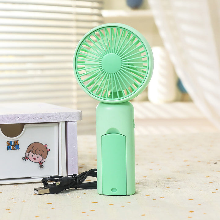 Damer Bærbar Mini-vifte med USB-lading og ergonomisk design Luvikno