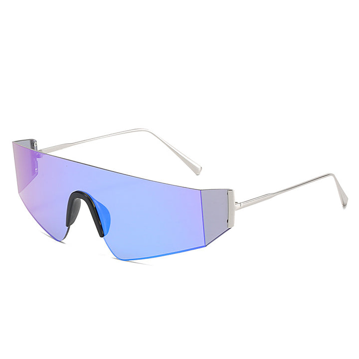Dame futuristisk Oversized-solbrille Luvikno