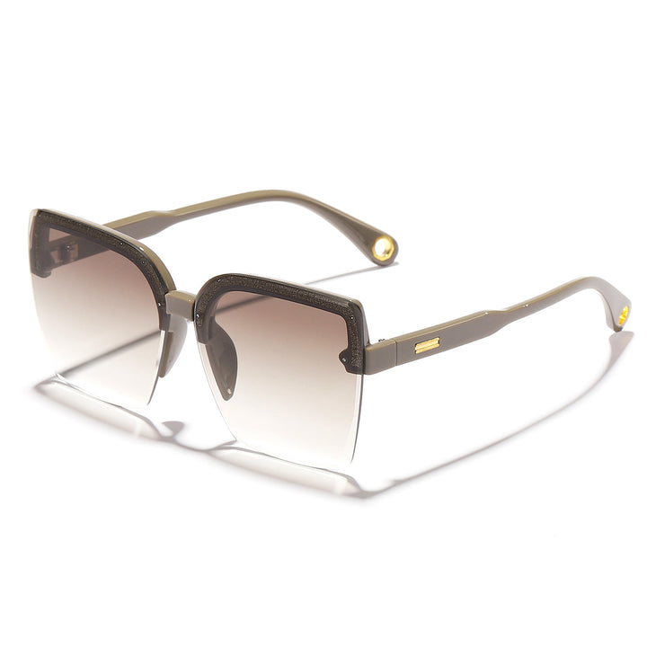 Dame moter solbrille med elegant gradient-design Luvikno