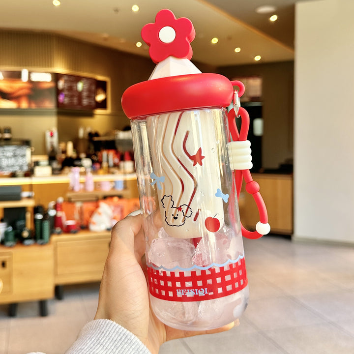 Unisex Drikkebecher med motiver og siliklokk Luvikno