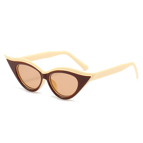 Dame Cat-Eye solbriller med polariserte linser Luvikno