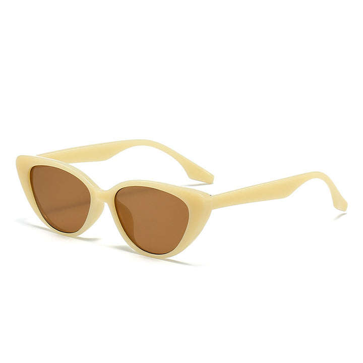 Dame stilige Vintage-solbriller i Cat-Eye-stil Luvikno