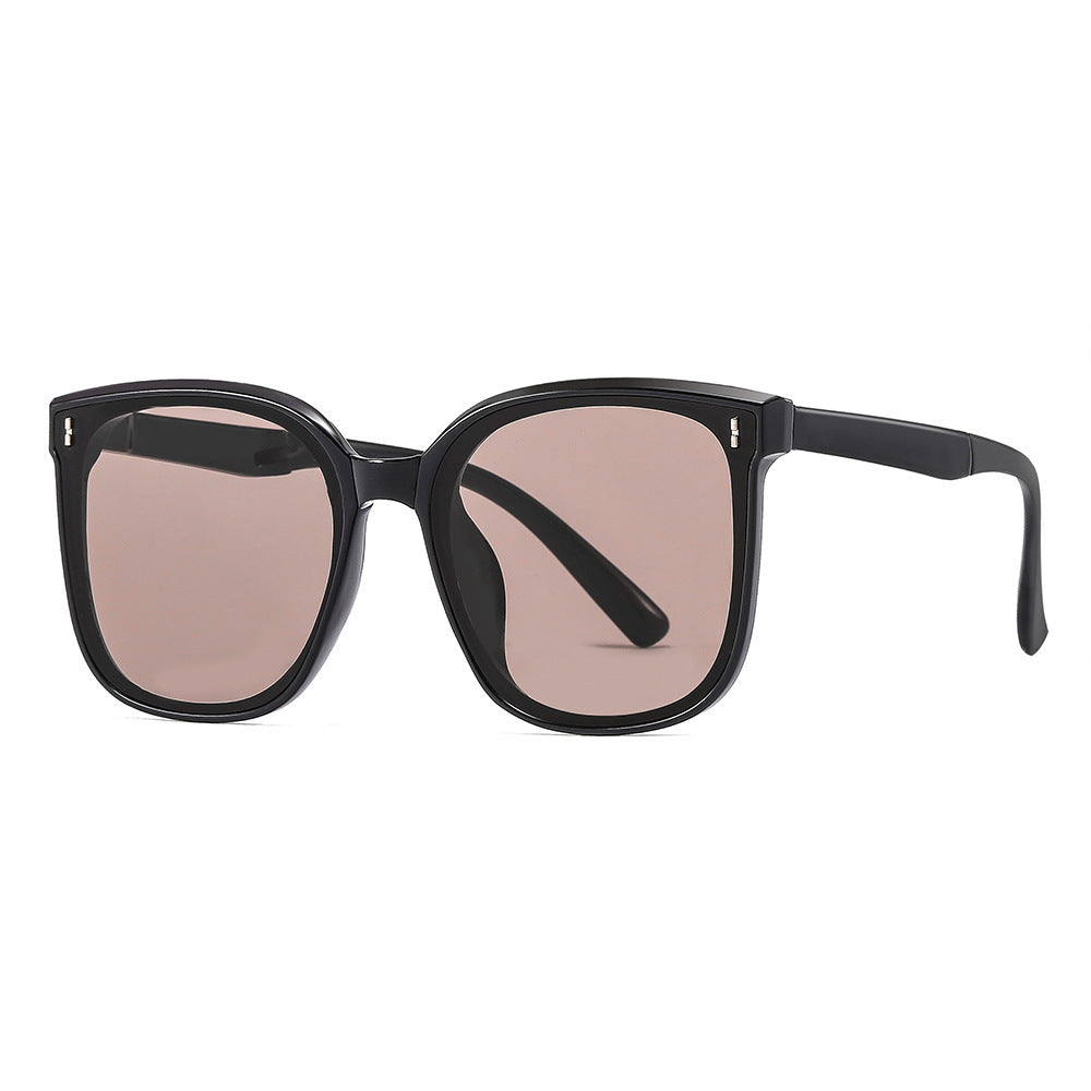 Dame modemessig solbrille med kvadratisk ramme og UV-beskyttelse Luvikno