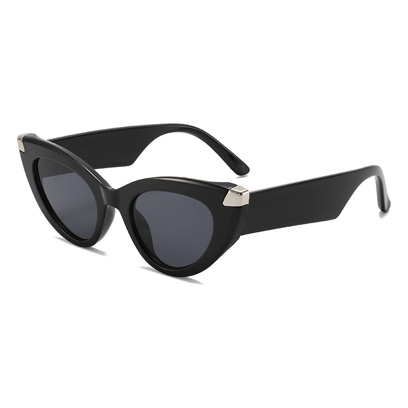 Dame Cat-Eye solbriller i luksuriøst skilpadde-design Luvikno
