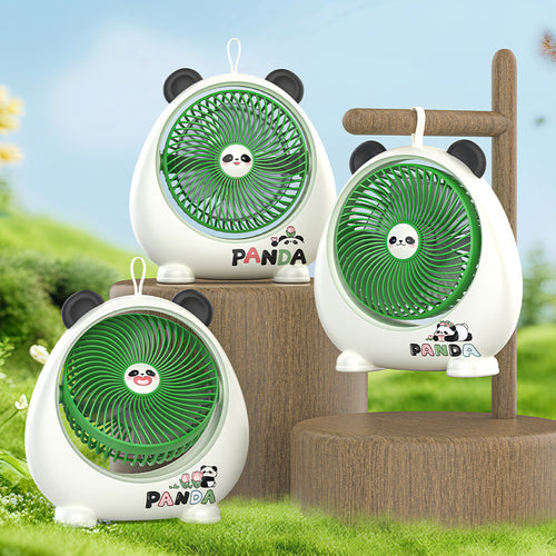 Dame Bærbar Håndvifte med stilfullt Panda-design Luvikno
