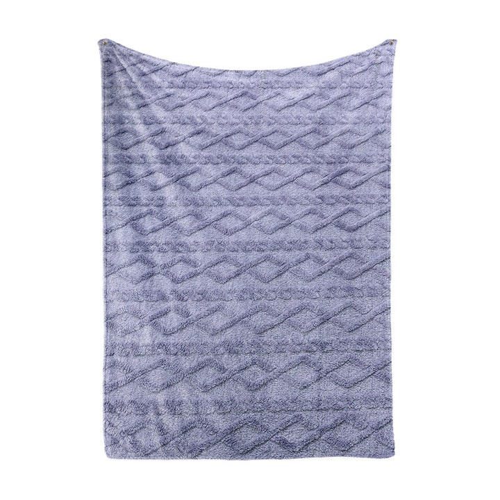 Damer Koselig Mikrofiber Hurtigskiftepledd i moderne rutemønster Luvikno