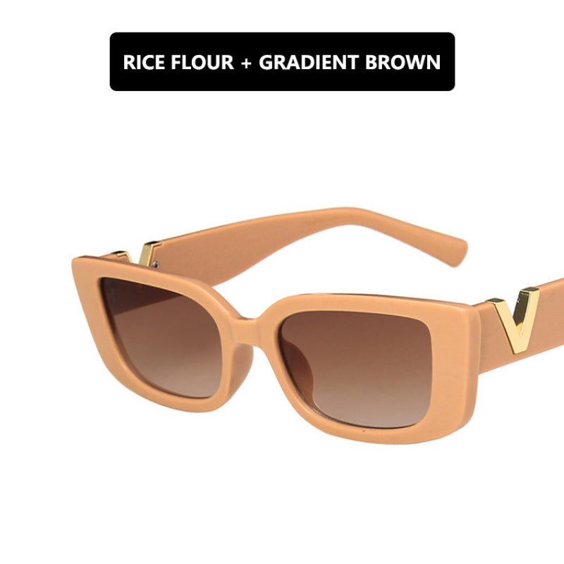Dame elegant kuttet solbrille i moderne design Luvikno