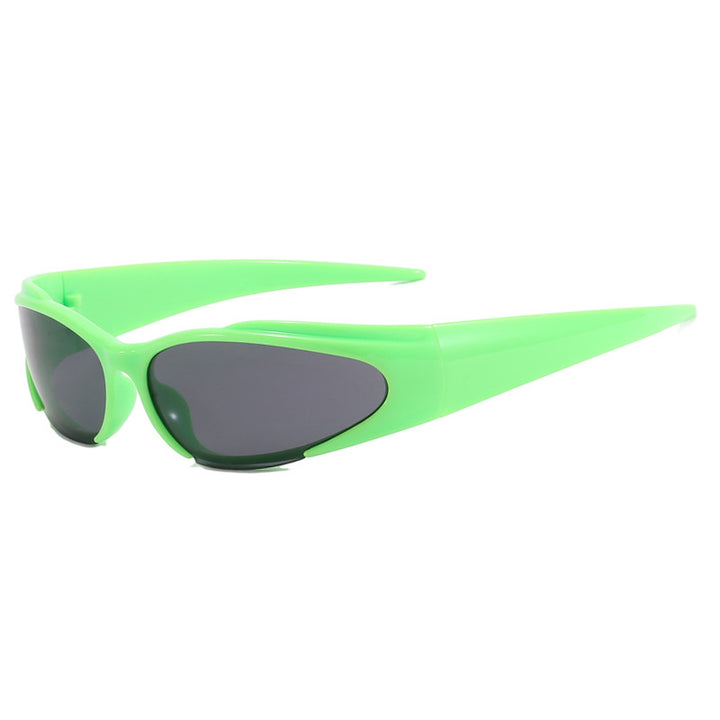 Dame Sporty UV-beskyttende solbrille med aerodynamisk design Luvikno
