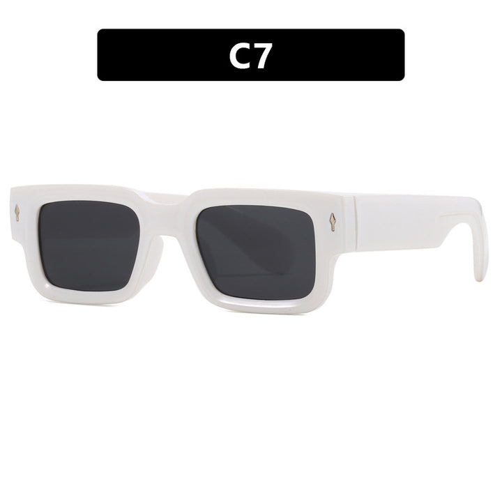 Dame kvadratisk solbrille med elegant design og UV-beskyttelse Luvikno