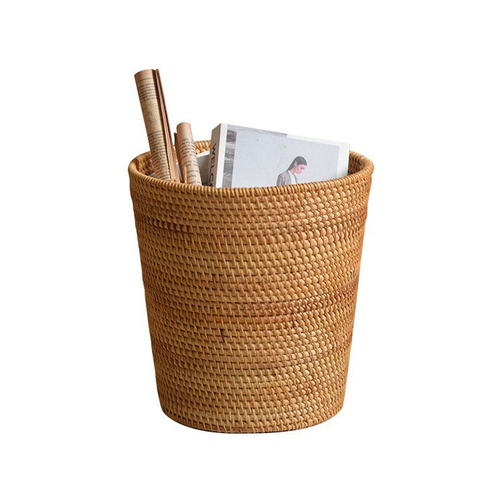 Damer Elegant håndfl woven kurv med praktiske håndtak Luvikno