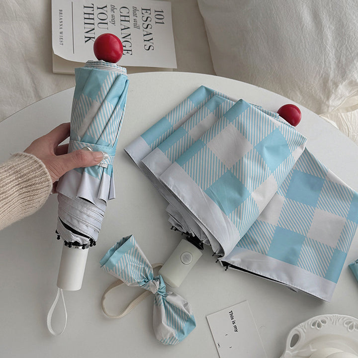 Dame sammenleggbart paraply med spesiell design Luvikno