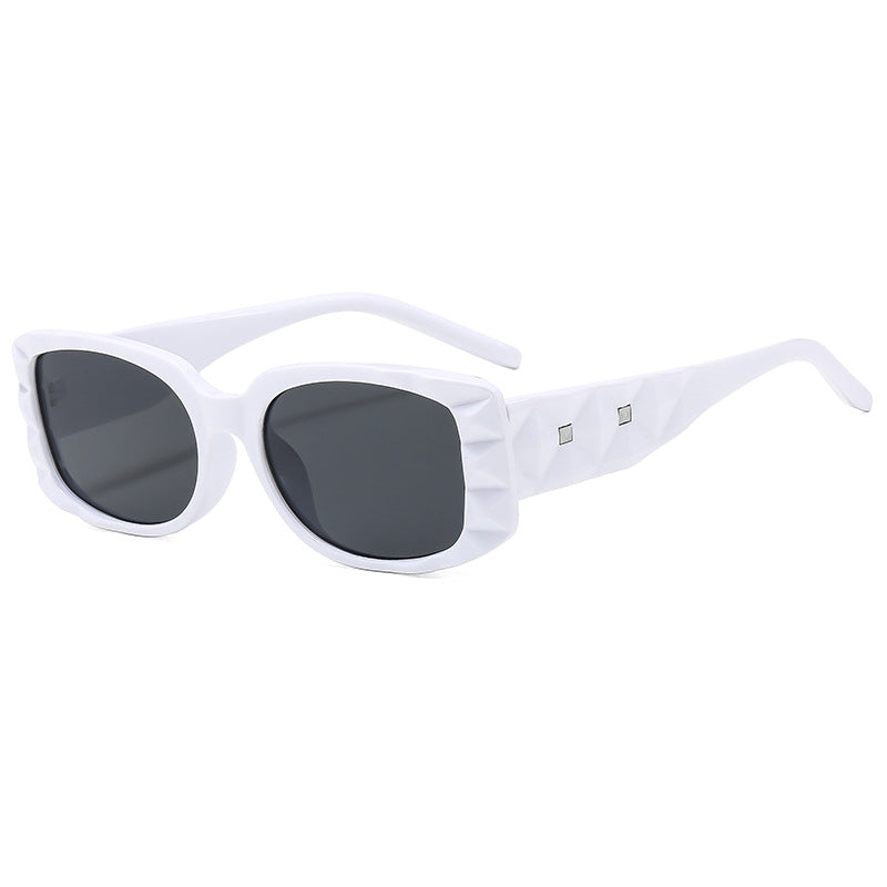Dame Designer solbrille med unikt ramme og UV-beskyttelse Luvikno