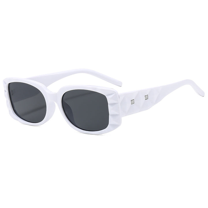 Dame Designer solbrille med unikt ramme og UV-beskyttelse Luvikno
