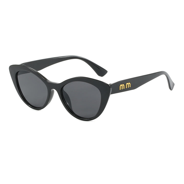 Damen Cat-Eye solbriller i trendy vintage-stil Luvikno
