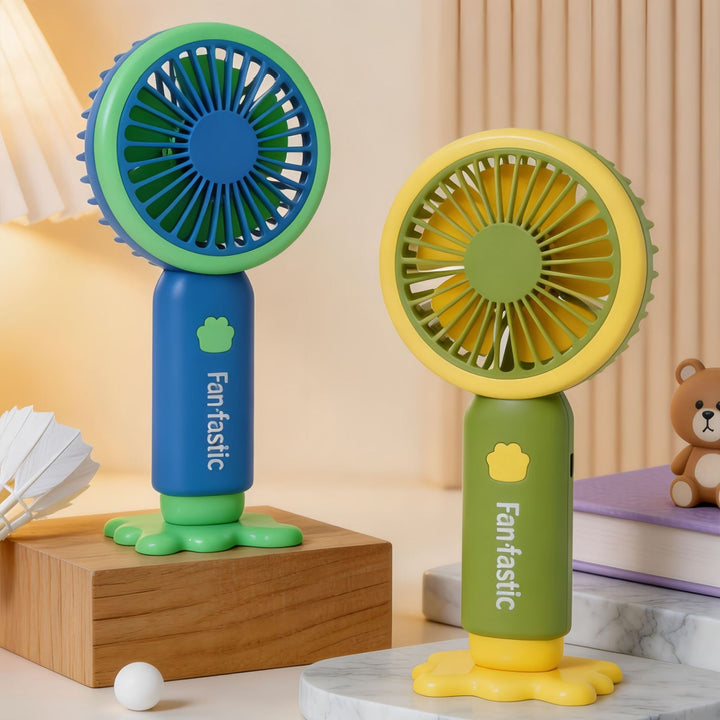 Dame Bærbar Håndvifte med multifunksjonell USB-ladefunksjon og ergonomisk design Luvikno