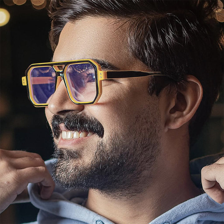 Dame geometrisk Premium-brille Luvikno