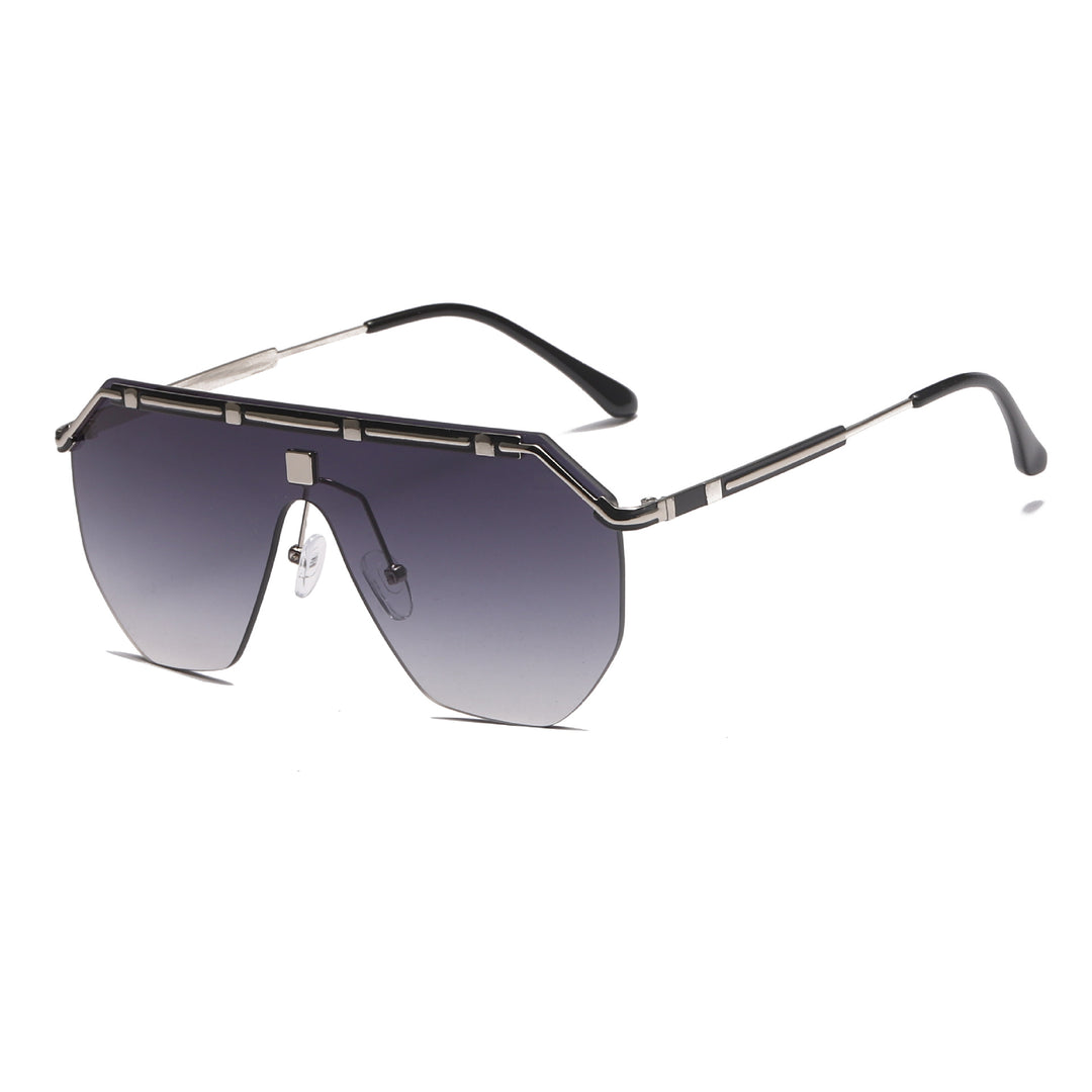 Damer geometrisk Oversized-solbrille Luvikno