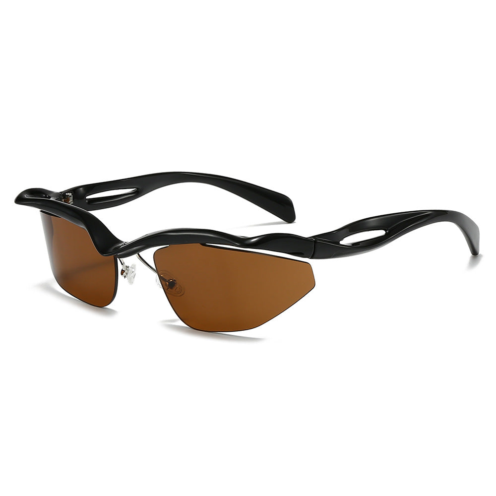 Dame Sporty solbriller med aerodynamisk ramme Luvikno 1780028486