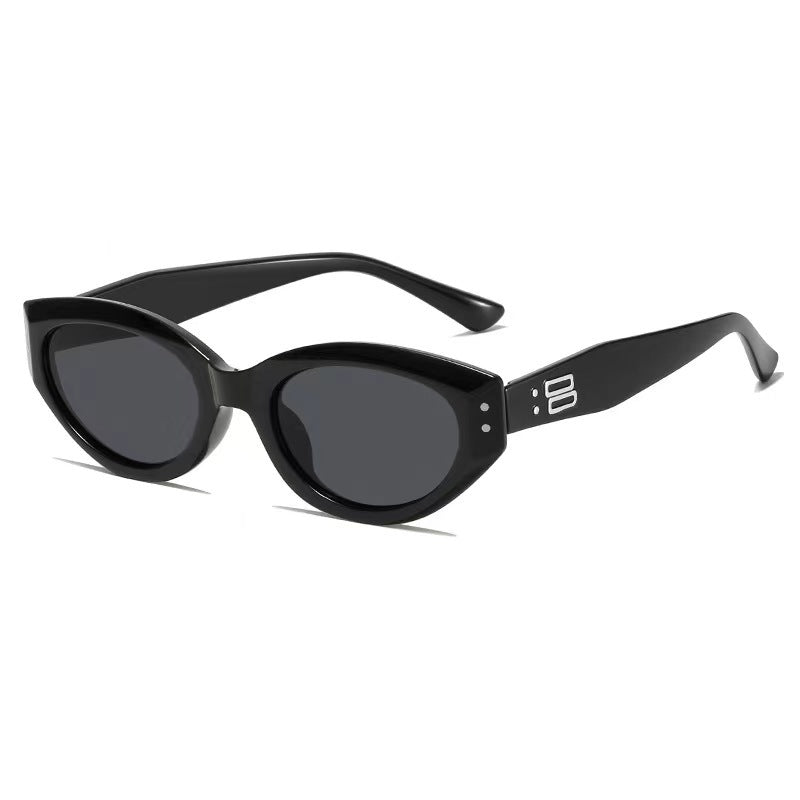 Dame elegant Cat Eye solbriller Luvikno