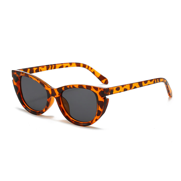 Dame Cat-Eye solbriller med trendy design Luvikno
