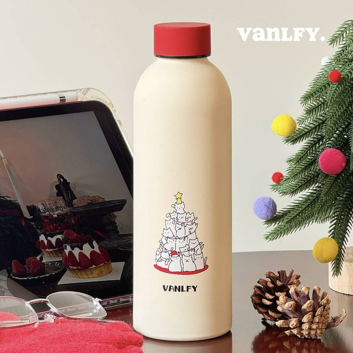 Dame isolerende drikkeflaske med det glade Hello Kitty motiv Luvikno