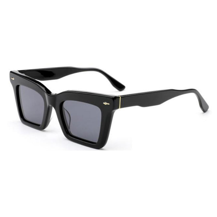 Dame firkantet solbrille med trendy design Luvikno